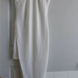 Monaco USA Dress Size XS S Rock Crystals Neckline  high neckline